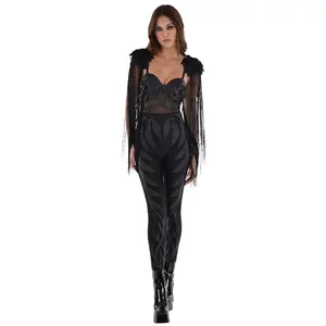 Deluxe Dark Angel Halloween Costume for Women