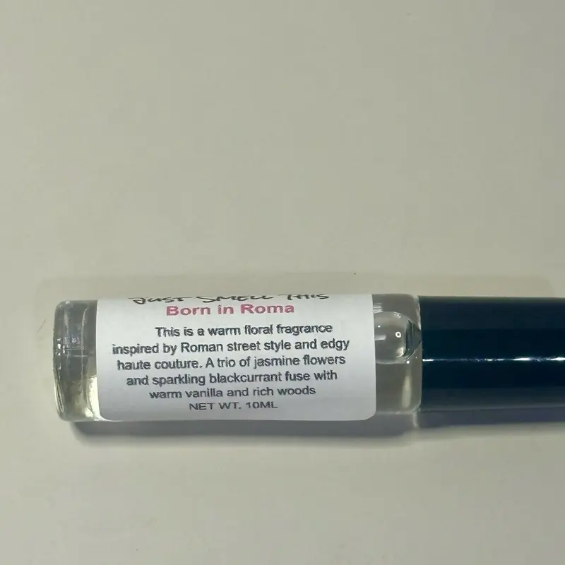 Just Smell This Born in Roma Perfume Oil Roll-On 10ml