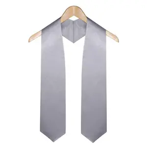 Silver Graduation Stole