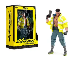 Jada Toys Figure 6″ Cyberpunk Edgerunners David Martinez Interchangeable Heads, Hands, and Accessories 35004