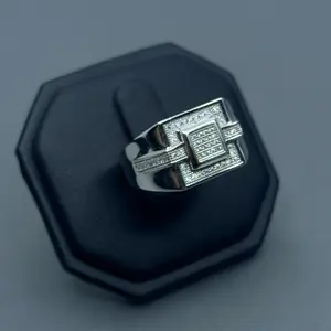 S925 Anillo brillante