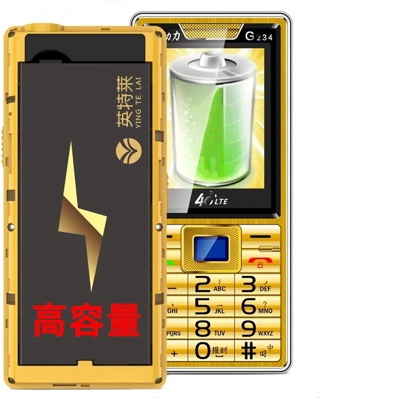 Elderly 4G Full Network 5G Compatible Cellphone - 25 Days Standby, Large Screen, Big Sound, Portable Phone, Rechargeable Phone, Lightweight and Portable, Simple Operation for Seniors