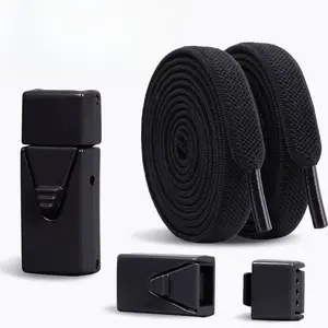 No Tie Shoe Laces Press Lock Shoelaces Without Ties Elastic Laces Sneaker Kids Adult Widened Flat Shoelace for Shoes