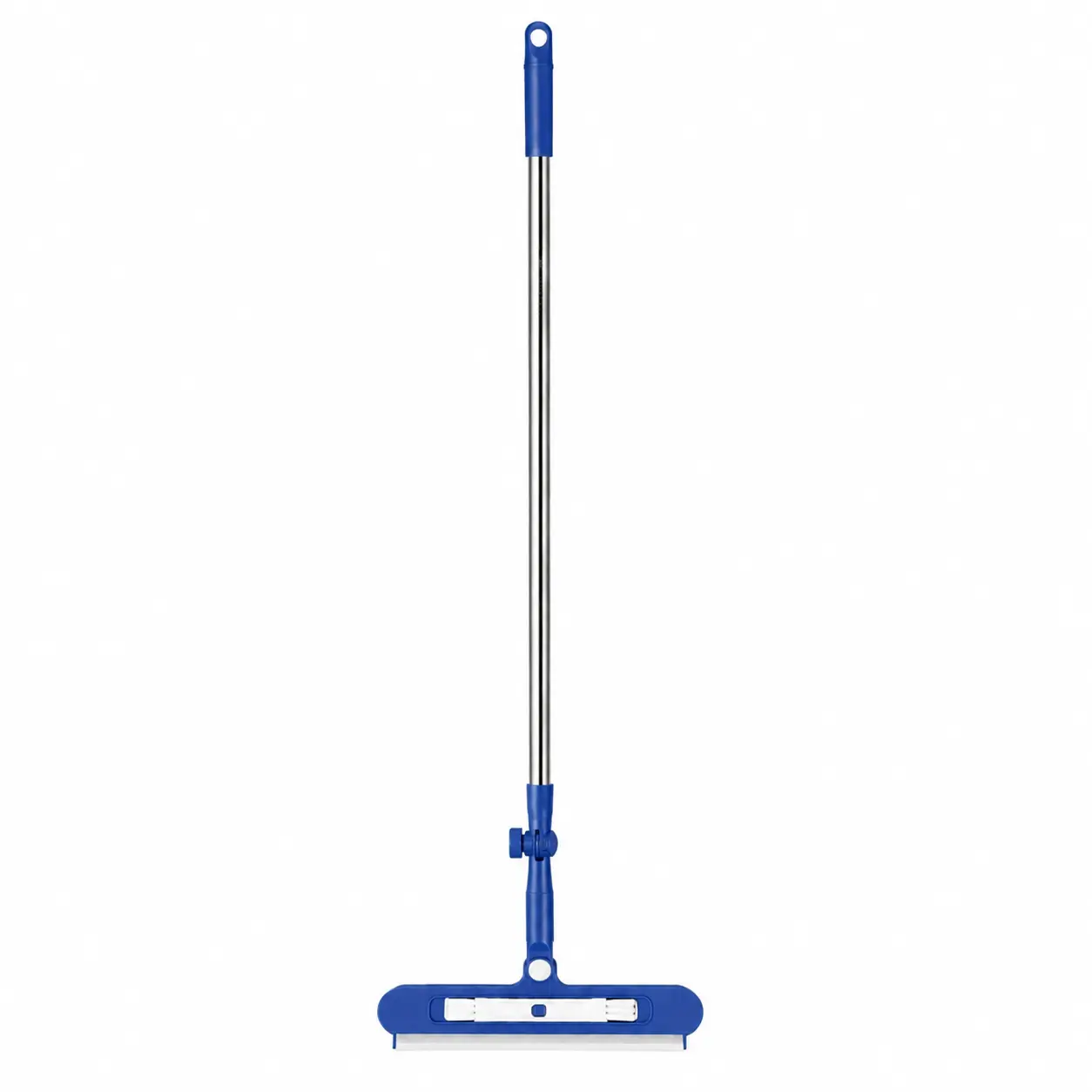 Window Cleaning Brush, 2-in-1 Wet & Dry Squeegee Mop, Extendable Glass Cleaner for Shower Doors, Car Windshields, Mirrors, Floors and Home Surfaces