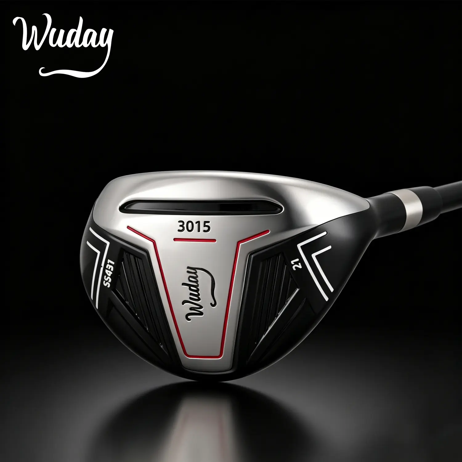 WUAY Men's Right-Handed Golf Hybrid – 4 Lofts (18°/21°/24°/27°), S/R Flex Carbon Fiber Shaft, Stylish Red Shaft, Premium Rubber Grip, Max Distance & Forgiveness