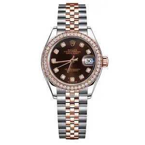 Rolex Lady-Datejust 28 Everose Rolesor Chocolate Diamond Dial & Bezel 279381RBR (2024 Full Set) WHP033548 LINK 2 TOTAL$25499