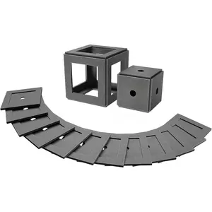 Welding , 24 count 3x3" & 2x2" Mild Steel Welding Practice Kit, 11 Gauge Welding  Metal, Welding Plate Kits for beginners DIY Cube MIG TIG Stick