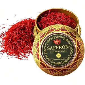 Super Negin Saffron Threads – All-Red Pure Stigmas, Premium Wellness Spice Grade A+ for Golden Milk, Tea, Paella, Rice, Risotto & Desserts. Portable for Outdoor Cooking Beverage Fruit Supplement crocus