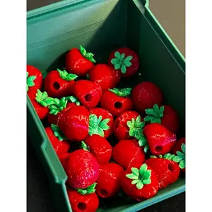 Strawberry Shaped Kandi Beads