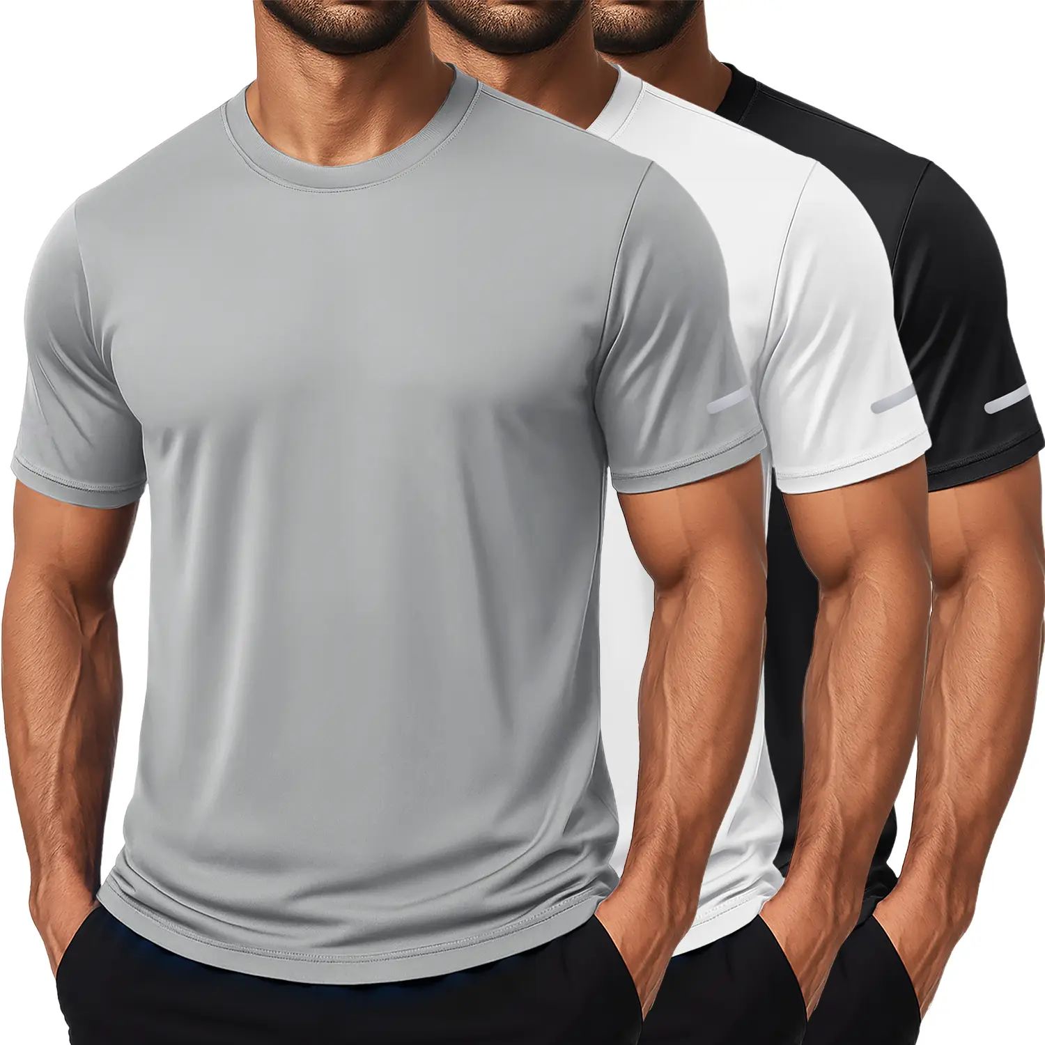 Black/White/light Gray