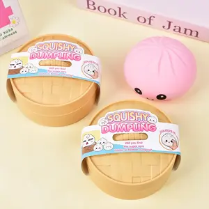 Big Dumpling Mystery Bun Fidget Toy Soft TPR Material Stress Relief Gift for Children Perfect for Valentine's Day & Easter
