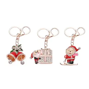 Shop LC Set of 3 Multi Color Enamelled Keychain Key Ring for Women Holder Birthday Mothers Day Gifts