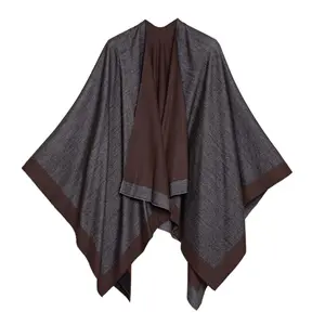 Women's Shawl Wrap Poncho Ruana Cape Cardigan