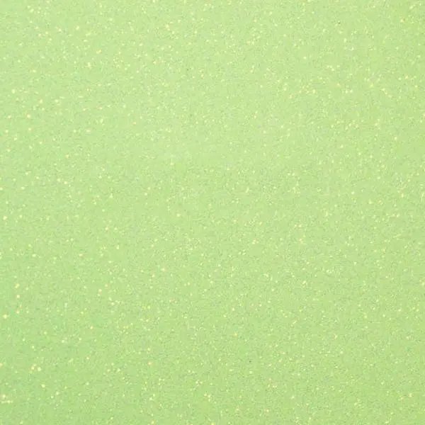 12" High-Quality Sparkly Glitter Siser Heat Transfer PU Vinyl - Neon Green, CPSIA Certified DIY Material for Customized Crafts