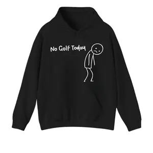 Gildan No Golf Today Hoodie For Men Women Funny Golf Humor Unisex Pullover Casual Everyday Wear Gift