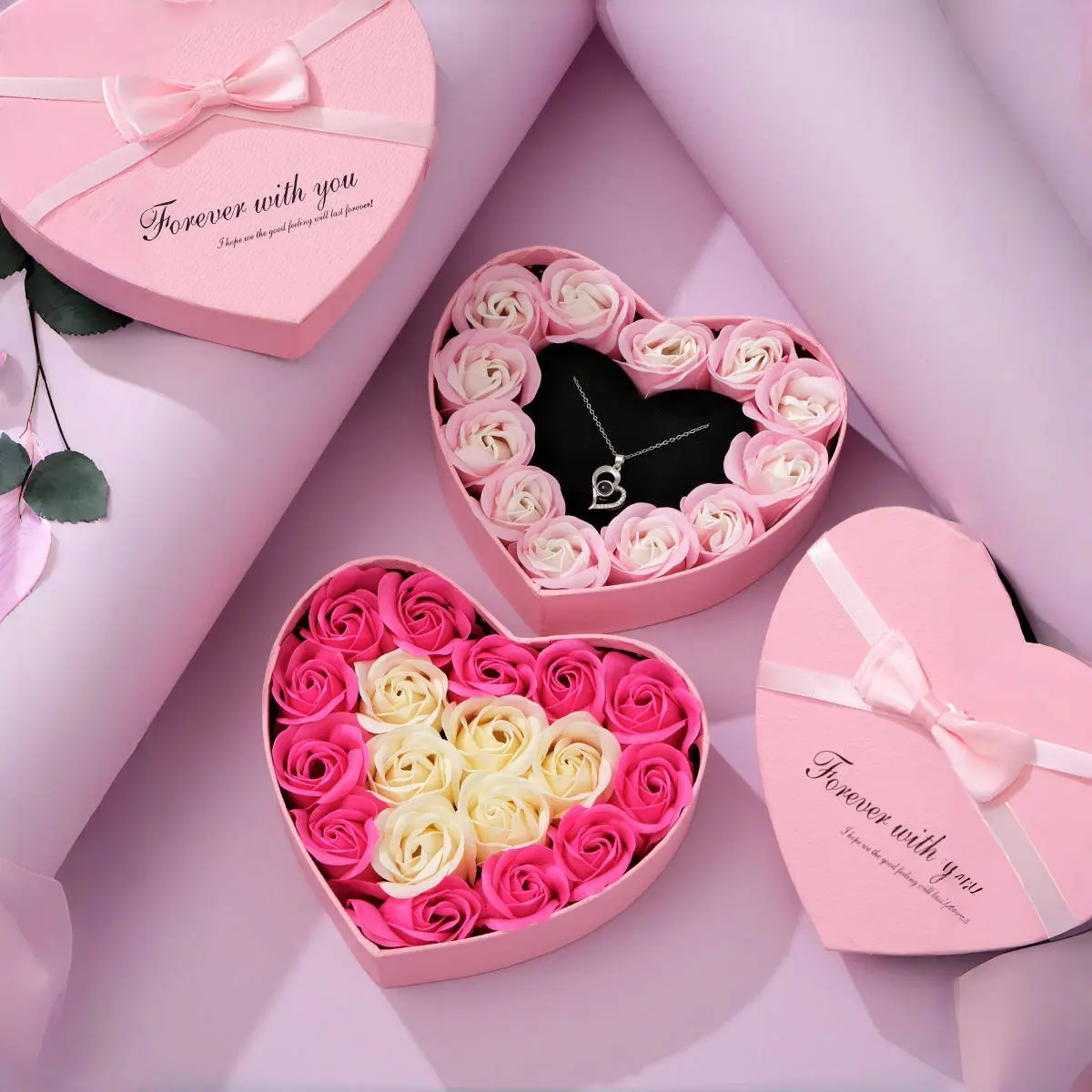 Eternal Rose Heart Gift Box Design, Unfading Valentine's Day Present, Themed Gift Box, Christmas, Thanksgiving, Anniversary, Party Rose Gift, Festive Holiday Gift