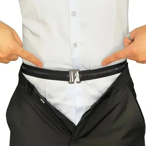 Adjustable Non-Slip Elastic Shirt Stays, Nylon Business Suit Leg Straps, Invisible Chest Waist Design, Professional Formal Accessories