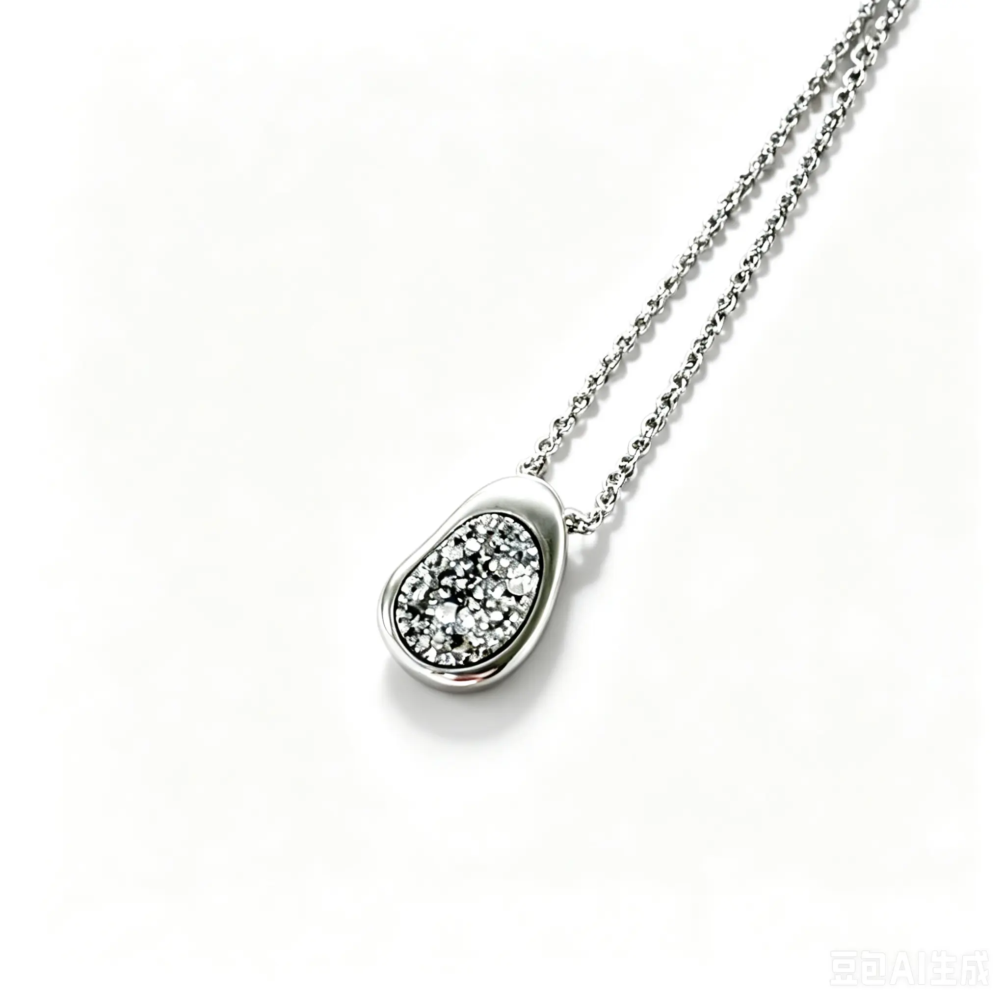 Lucky Bean Crystal Necklace  Symbol of Health & Prosperity