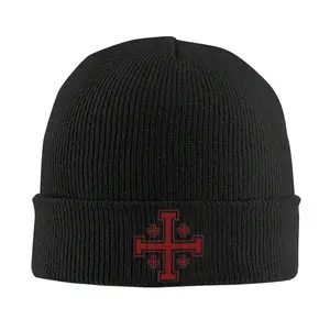 S&T Baldwin IV Of Jerusalem Logo Accessories Winter Knit Cuff Beanie For Men Women Skullies Knitted Caps Beanies Skullies