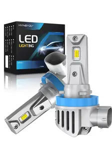 2pcs H1 H7 H4 H11 9005 HB3 9006 HB4 LED Headlight Bulb 50000LM Super Bright CANBUS Led Automobile Lamps Plug And Play Turbo Fan Diode Car Lights 6000K 12V