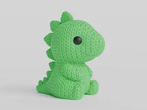 Knitted Stegosaurus Dinosaur