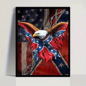 Eagle Pattern DIY Diamond Arts Colorful Painting Kit Without Frame, DIY Decorative Art Picture For Beginner, DIY Home Decor, Diamond Painting Kits