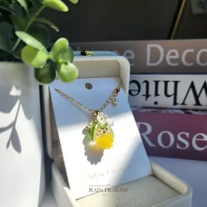 Custom Raspberry Fruit Necklace