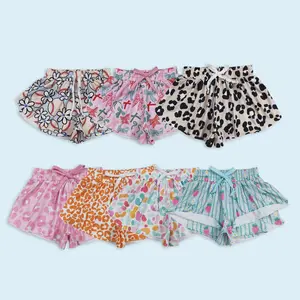 Kids girls active wear summer yoga shorts