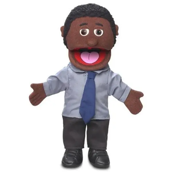 Calvin, Man Puppet, Black (14") Calvin, Man Puppet, Black (14")