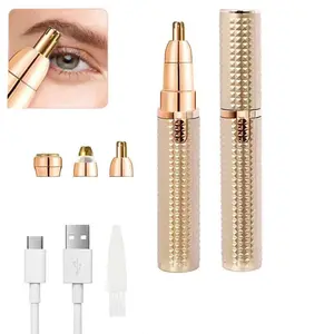 3-in-1 Facial and Eyebrow Trimmer, Women's Electric Shaver, Facial Hair Removal and Skincare Tool—comfortable, portable, and precision-engineered. The perfect gift for women and the ideal choice for gift-giving.