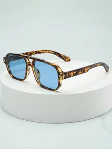 Men's Classic Tortoiseshell Print Glasses, Trendy Casual UV400 Glasses for Everyday Use, Fashion Accessories for Outdoor Activities