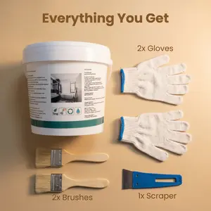 Transparente Waterproof Paint 2L - All-in-One Wall Repair Kit, Odorless & Eco-Friendly, crack magic fix sealer, sellador de agua, patch and bond seal, leak solution, Waterproof gel, impermeabilizante invisible, tile grout , impermeable waterproofagent