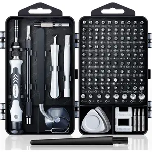 SHOWPIN 122 in 1 Precision Computer Screwdriver Kit, Laptop Screwdriver Sets with 101 Magnetic Drill Bits, Computer Accessories, Electronics Tool Kit Compatible for Tablet, PC, iPhone, PS4 Repair