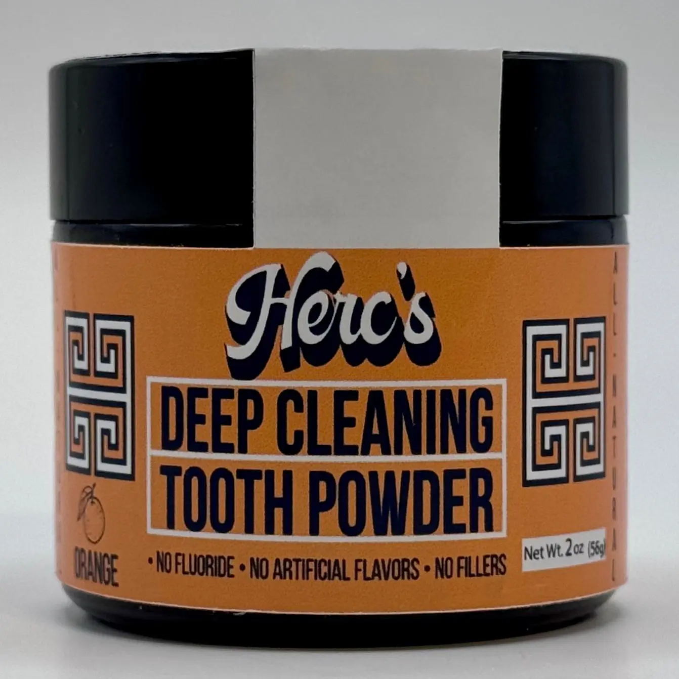 Deep Cleaning Orange Tooth Powder – Natural Remineralizing Tooth Powder with Xylitol & Bentonite Clay
