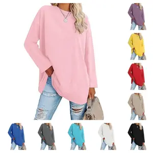 Imily Bela Women's Long Sleeve Oversized T Shirts Loose Casual Crewneck Tunic Tops Soft BlouseRAIMENTRY