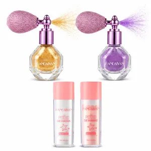 Body Glitter Spray Stick Duo Set Holographic 2-Color Shimmer Highlighter Powder for Face, Body Hair Waterproof Transfer-Proof Long-Lasting Non-Sticky Buildable Glow Y2K Glass Skin Coquette Ethereal | Prom Wedding Festival Rave Halloween Party Daily Women