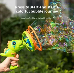 Dinosaur Bubble Machine ,Bubble Machine,Model Blowing Big Bubble ,Fully Automatic Handheld Electric Bubble Machine,Outdoor Parent-Child Toys,Suitable for children aged 3 years and above