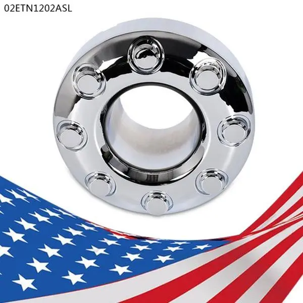 CROSSDESIGN Front Open Rotating Wheel Center Hub Cap for 05-2018 Ford F350 Super Duty Dually 4X4 Trucks, Auto Replacement Parts with Oils Compatibility, Anti-Rust Cap, Front Wheel