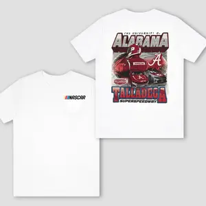 [New] Alabama Talladega 2026 TShirt, University Racing NASCAR Graphic Print Design, Soft Cotton Fabric, Unisex Fit for Racing Fans, Perfect Gift for Motorsport Lovers