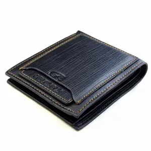 Men's Genuine Leather Bifold Wallet Credit Card Holder ID Cash Purse