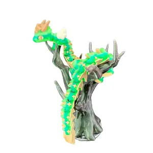 Small Atria Dragon 10.5" Long Plastic Figure - Random Color Sent or Pick Live - 10.5 Inch Length Dragon Item Decor Set - No Additional Features Specified - Fantacy Dragon - Stand NOT INCLUDED
