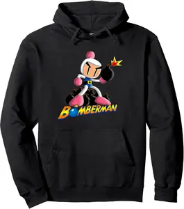 Bomberman Bombing Explosive Retro Gamer Nostalgia Classic Pullover Hoodie