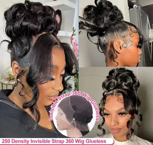CheetahBeauty 250% Density 360 Body Wave Lace Front Wigs Pre Plucke HD Transparent 360 Frontal Human Hair Wig for Black Women #TikTokShopHolidayHaul
