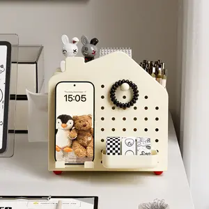 Hole board cabin paper towel pumping desktop storage box drawer shelf compartment