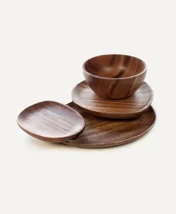 Foree Wooden Dinnerware Set Foree Wooden Dinnerware Set