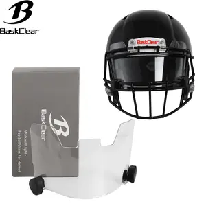 Football Visors for Helmet - Clear Football Visor- Football Helmet Visor Fits Adult & Youth Football Helmets - Anti-Fog, Scratch Resistant Clear Visor Football Face Shield ski mask cat ski mask ski masks for men