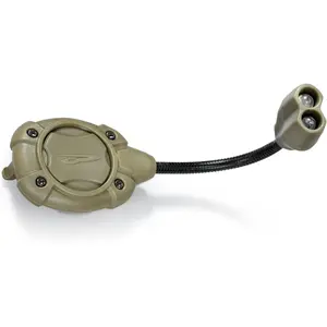Switch MPLS 10 Lumen Ultrabright Red/White LED Light, Universal Mounting System for Hardhats and Flexi-Neck Design, Essential for Law Enforcement, Military, and Trade Work, Olive Drab