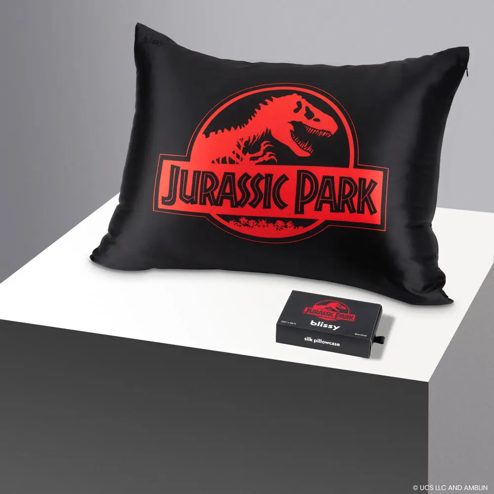 Blissy Jurassic Park™ Silk Pillowcase – 100% Mulberry Silk – Improve Hair, Skin & Health While You Sleep Blissy Jurassic Park™ Silk Pillowcase – 100% Mulberry Silk – Improve Hair, Skin & Health While You Sleep
