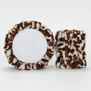 Multicolor Face-Washing Soft Headband & Wristband Set, 3 Counts/set Elastic Makeup Headbands & Wristbands for Women & Girls