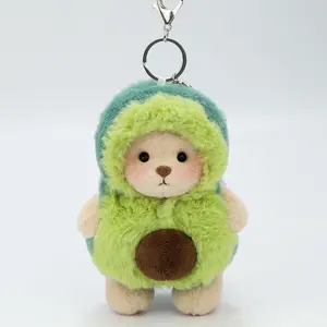 Avo Cuddle   | Getahug Fruit Tribe Series Mini Bear Blindbox | 5.9 Inches Plush Pendant Bag Charm Keychains Gift, Summervibes